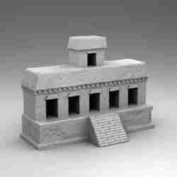 Mayan Architecture - Warrior gathering