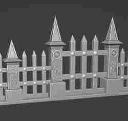 Medieval Fence for dioramas or boardgames