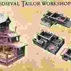 Medieval Tailor Workshop 28 mm Tabletop Terrain