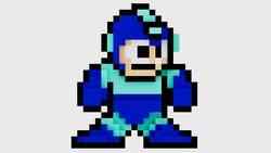 Megaman classic pixel art