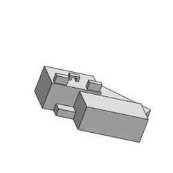 Minecraft fox keychain