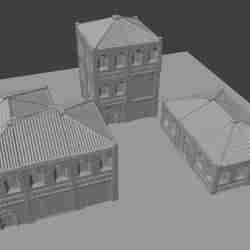 Modular Medieval Upper Class City House