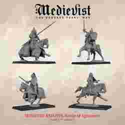 Mounted knights, Battle of agincourt (early 15th century)