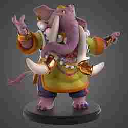 Mythical Elephant for printing