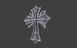 ornate silver cross ring christian jewelry v2