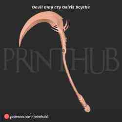Osiris Scythe Devil may cry 2013 3d print cosplay prop STL