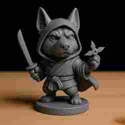 Pastor Belga Ninja STL