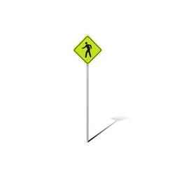 Pedestrian Crossing Traffic Sign