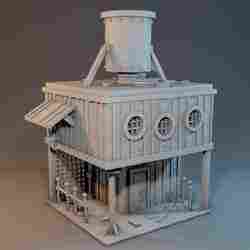 Post Apocalypse  tabletop - architecture - building 1