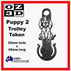 Puppy 2 Shopping Trolley Token