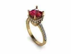 ruby and daimond ring