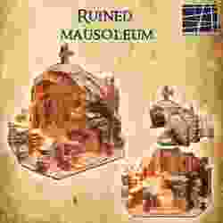 Ruined Mausoleum 28 mm Tabletop Terrain