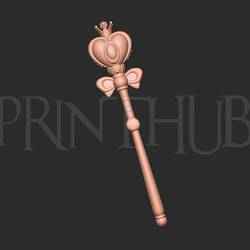 Sailor Moon Wand 2 3d print model