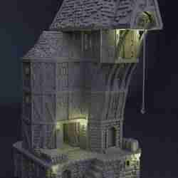 Seaside Warehouse  28 MM Tabletop Terrain