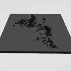 🏝️ Seychelles (Mahé) 3D Map