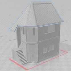 Sourbrodt S1 signalbox - Vennbahn H0 1/87