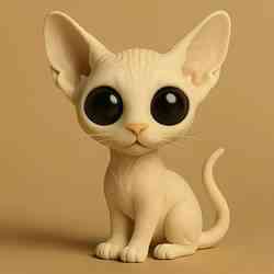 Sphynx Chibi STL