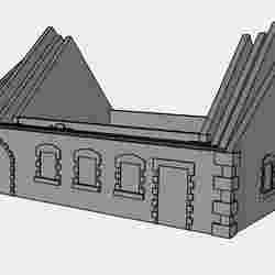 Stackable Village Flames of war terrain
