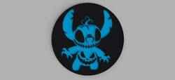 Stitch Halloween Themed Coasters