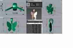 Stl 3dm gold Pendant  A Dreamy and Elegant Butterfly gp0238