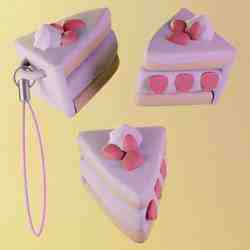 Strawberry shortcake charm