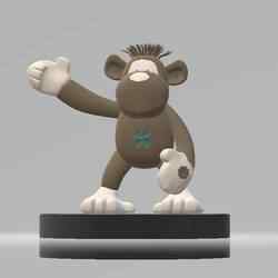 Stuffed Monkey Toy 3d printable model