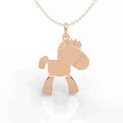 Stunning Horse Pendant Necklace