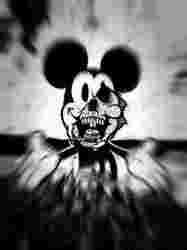 Suporte Alexa Echo Dot 4a e 5a Geração Kawaii Mickey e Minnie Skull