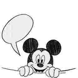 Suporte Alexa Echo Show 5 3a Geração Face Plate Mickey Espiando