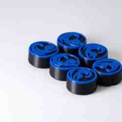 The Wave – VW Transporter T5 / T5.1 / T6 / T6.1 Tailgate Trim Cap Set | Threshold Screw Cap Covers (STL File)