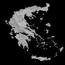 Topographic Map of Greece – 3D Terrain