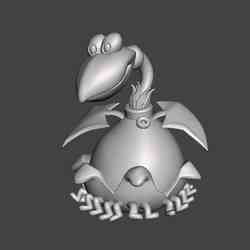 TRAP DOOR THORT BIRD FANTASY FIGURE MODEL TOY SCULPTURE
