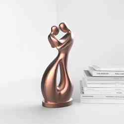 Valentines Day Couple Statue - Romantic Modern Home Decor