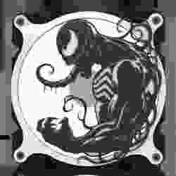 Venom PC Fan Grill - Decorative 120mm Cover for Case Modding | Spider-Man | Easy Print