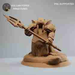 Walrus Warrior with Trident