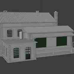 WAREHOUSE WITH LADDER DOCK N