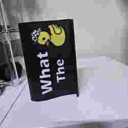 What The LADY DUCK Novelty car tag