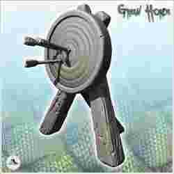 Wooden archery target on tripod (9) - Ork Green Horde Fantasy Beast Chaos Demon Ogre