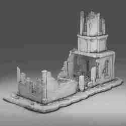 World War II Architecture - destroyed building