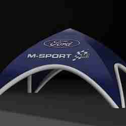 Wrc rally service tent Ford M Sport