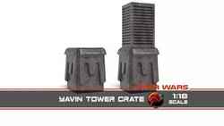 Yavin Tower Crate 1-18 scale Hasbro Kenner