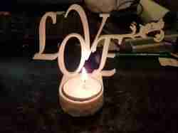 Sevgililer Tealight Tutucu