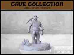 Mağara Cücesi Madenci - Versiyon 2 - Masaüstü Minyatür