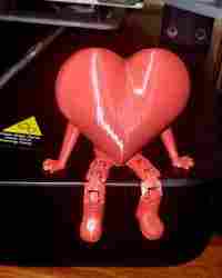 articulated fuzzy heart