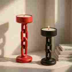 Chain Candle Holder Tealight, 2 Size Set, Chain Candlestick