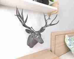 Geyik Başı Lowpoly Düşük poli