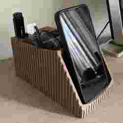 Desk Organiser + Phone Holder