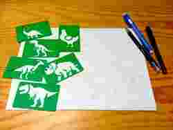 Dino Şablon Kartları