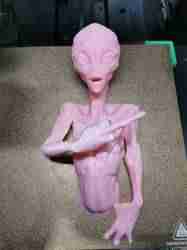 FLIP OFF UZAYLI DUVAR SANATI - CADILAR BAYRAMI IÇIN MÜKEMMEL!