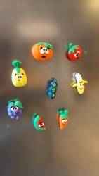 Fruit and vegetable magnets